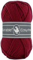 10 x Durable Cosy Fine Bordeaux (222)