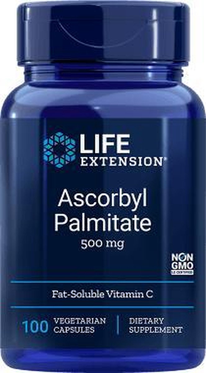 Ascorbyl Palmitate 500 mg (100 Veggie Capsules) - Life Extension