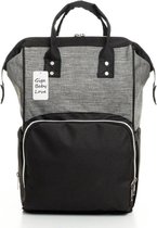 Luier en Verzorging tas -Moeder tas - Rugzak -Baby tas -Waterproof - Stijlvol en Duurzaam - Black & Grey