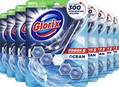 Glorix Power 5 Wc Blok - Ocean - 9 stuks - Halfjaarbox - Voordeelverpakking