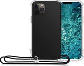 iPhone 11 Pro hoesje met koord transparant shock proof case