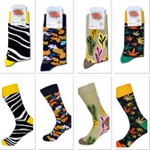 4 Pak Happy Dutch Pop Socks - Fun sokken 41- 46