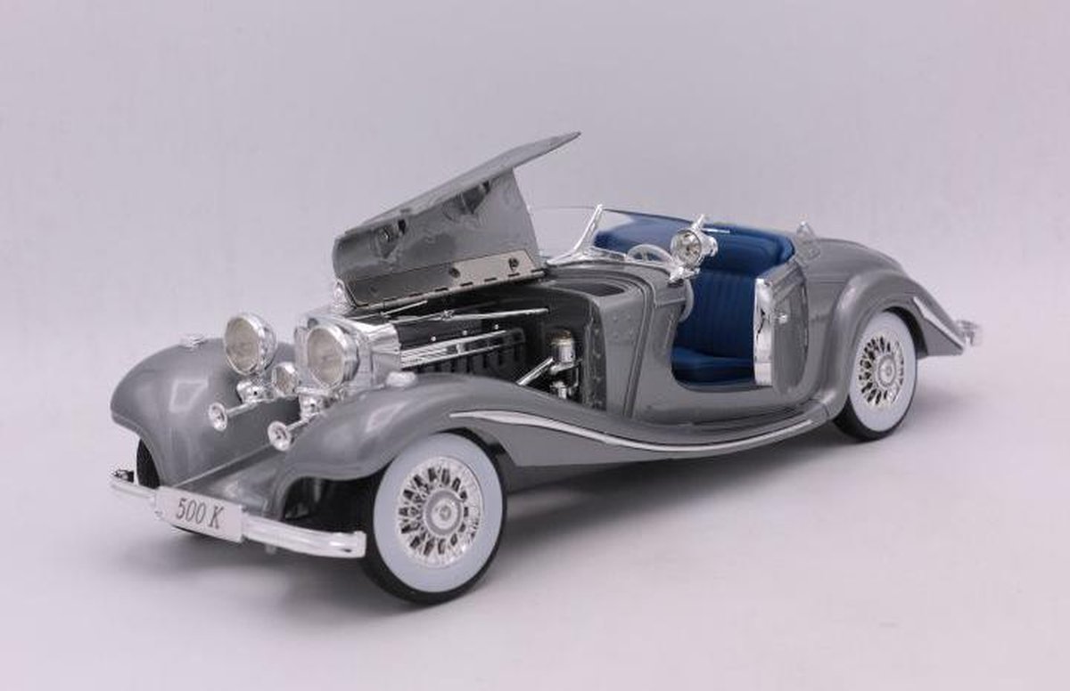 Modelauto Mercedes 500K Special Roadster 1:18 - speelgoed auto schaalmodel — afbeelding 11