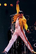 Freddie Mercury - Queen - 40X50CM- Diamond painting pakket - volledig dekkend - Diamant Schilderen - ronde steentjes