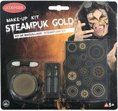 GOODMARK - Goudkleurige steampunk schmink set - Schmink > Make-up set