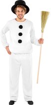 dressforfun - herenkostuum sneeuwman XL - verkleedkleding kostuum halloween verkleden feestkleding carnavalskleding carnaval feestkledij partykleding - 300467