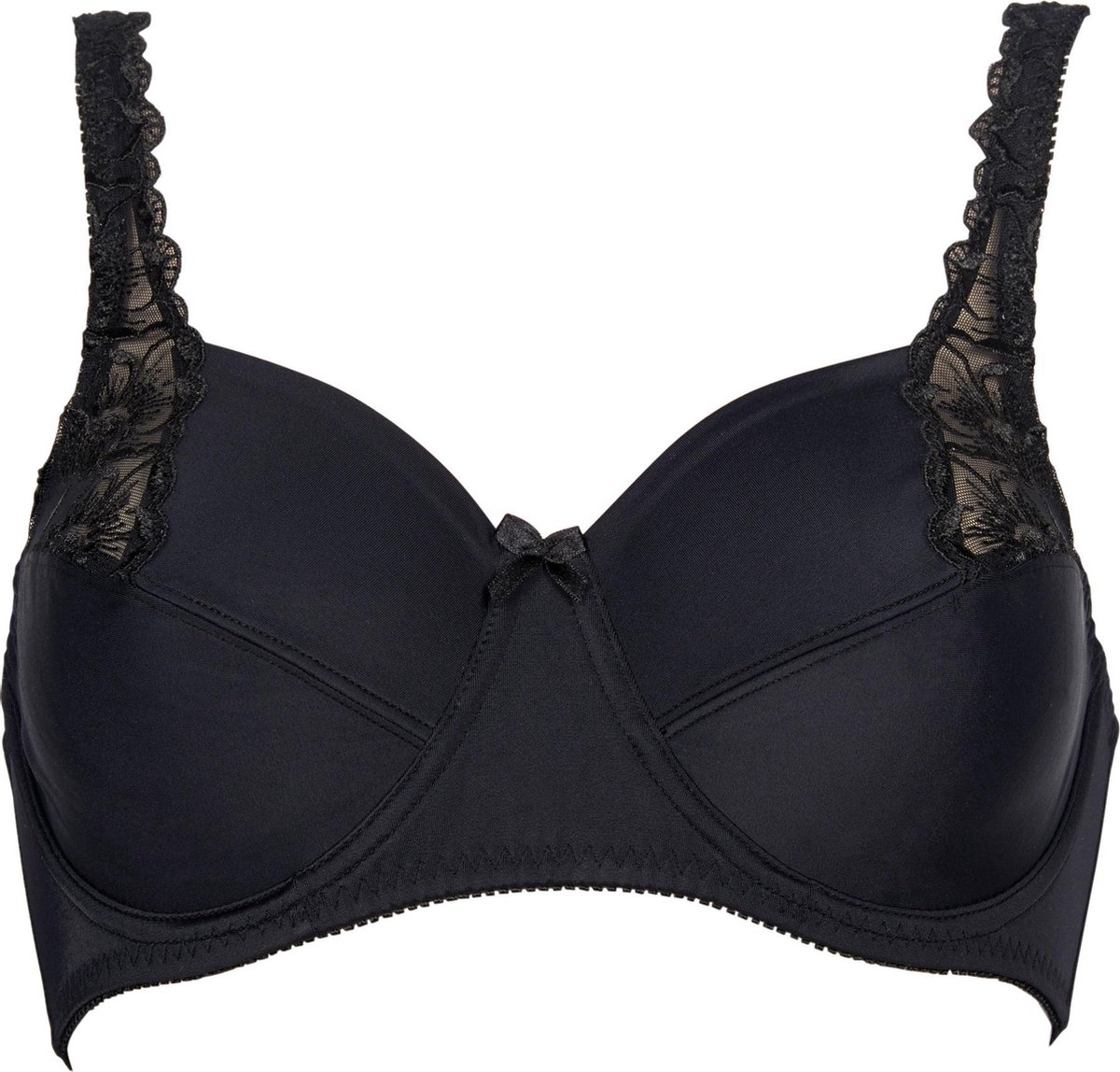 Elbrina EMBROIDERY Vrouwen Beha - Zwart