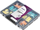 Transparante lasklemmen & push-in connectoren in assortimentsdoos - 109 stuks - Ideaal voor DIY, klussen & verbouwen (lasklemmen/kabelverbinders)