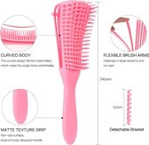 Anti Klit Haarborstel - Detangler Brush - Haarborstel - Kam voor Krullen - Kroeshaar Borstel - Anti Breuk - Styling Borstel