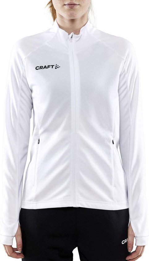 Craft Craft Evolve Full Zip Sportvest - Maat L  - Vrouwen - wit