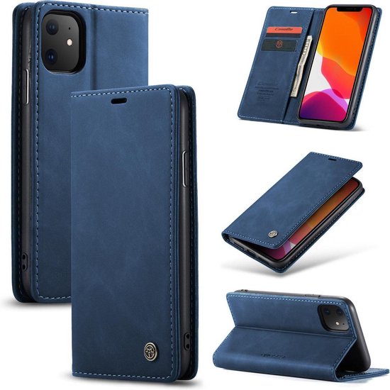 Apple iPhone 11 Caseme Case Blue Marine - Etui Portefeuille