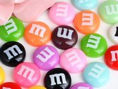 decoratie figuurtjes sticker Snoepjes chocolade M 10 stuks