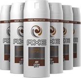Axe dark temptation Dry Spray - 150 ml - anti-transpirant - 6 st - Voordeelverpakking