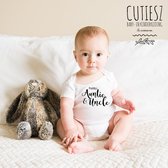 Baby romper – hello auntie & unlce