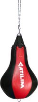 Sac de frappe ATILIM FightersGear PearShaped (Noir-Rouge)