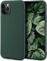 Siliconen back cover case - Geschikt voor iPhone 12 Pro Max - TPU hoesje Groen