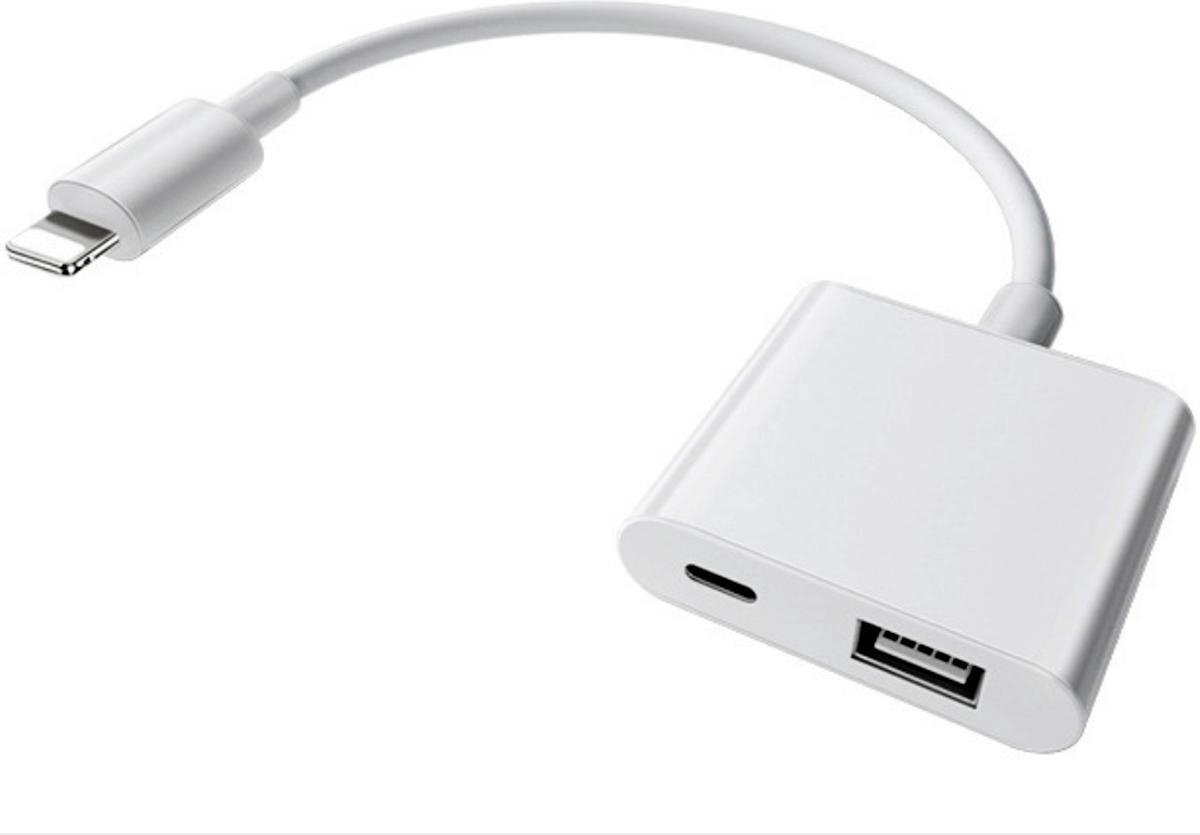 QY lightning naar USB Camera adapter OTG data cable geschikt voor