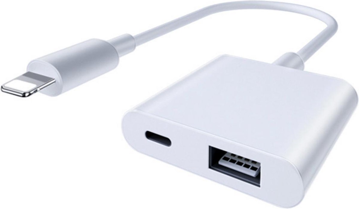 QY lightning naar USB Camera adapter OTG data cable geschikt voor