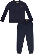 Koko Noko BIO Basics Set(2delig) Joggingbroek Nikki Navy en Sweater Nova Donkerblauw - Maat 98/104