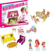 Akar Toys - Home Sweet Home - Puzzel / 3D Puzzel / 3D Puzzel Kinderen / Speelgoed - 66st