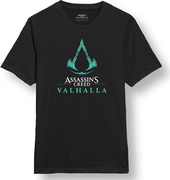 ASSASSIN'S CREED - VALHALLA GREEN LOGO T-Shirt S | bol