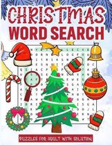 Christmas Word Search Puzzles for Adult with Solution