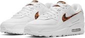 Nike Air Max 90 AX Leopard (W) - Dames Sneakers Sport Casual Schoenen Wit DH4115-100 - Maat 36