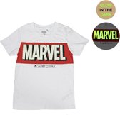 Marvel Logo - kinderen -  T-Shirt -  maat 128