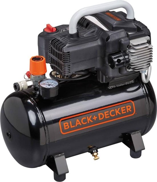 BLACK+DECKER Compressor BD195/12/NK - Olievrij - Tank 12 Liter - 10 Bar |  bol.com