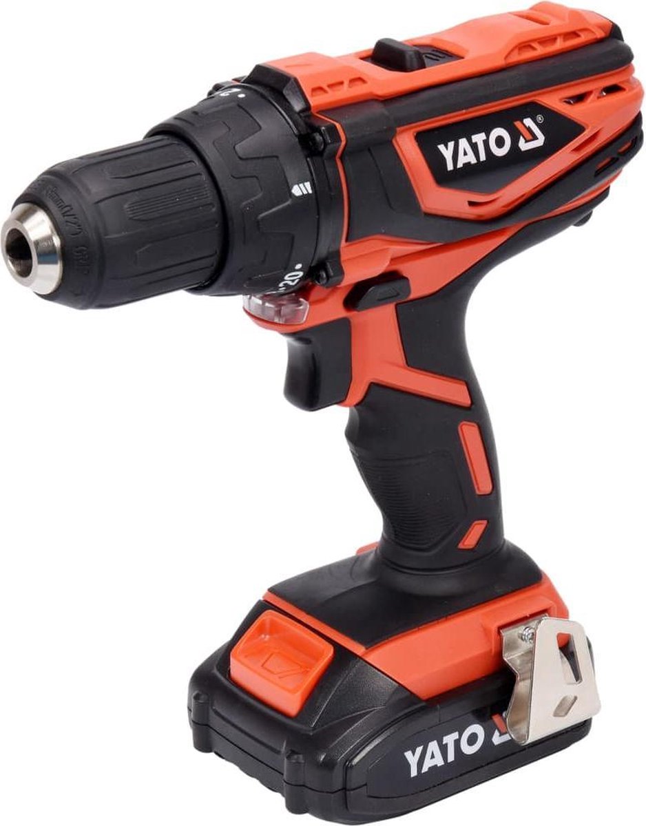 YATO Boor met 2.0 Ah Li-ion-accu 18 V 40 Nm