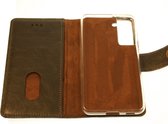Made-NL Samsung Galaxy A8 (2018) Handgemaakte book case zwart hoesje