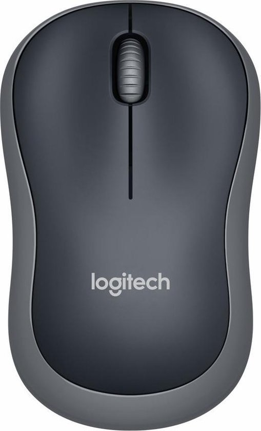 Logitech m185 - draadloze muis - grijs