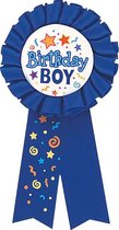 Rozet Birthday Boy Blauw