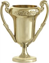 Uitdeelcadeautjes Trofee Goud 6,5cm 4st