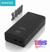 Romoss Zeus - Powerbank - 40000Mah - 18W - Quick Charge