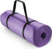Tapis de yoga Lila 1 cm d'épaisseur, tapis de fitness, pilates, aérobic