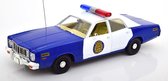 Plymouth Fury 1975 "Osage County Sheriff" Wit / Blauw 1-18 Greenlight Collectibles