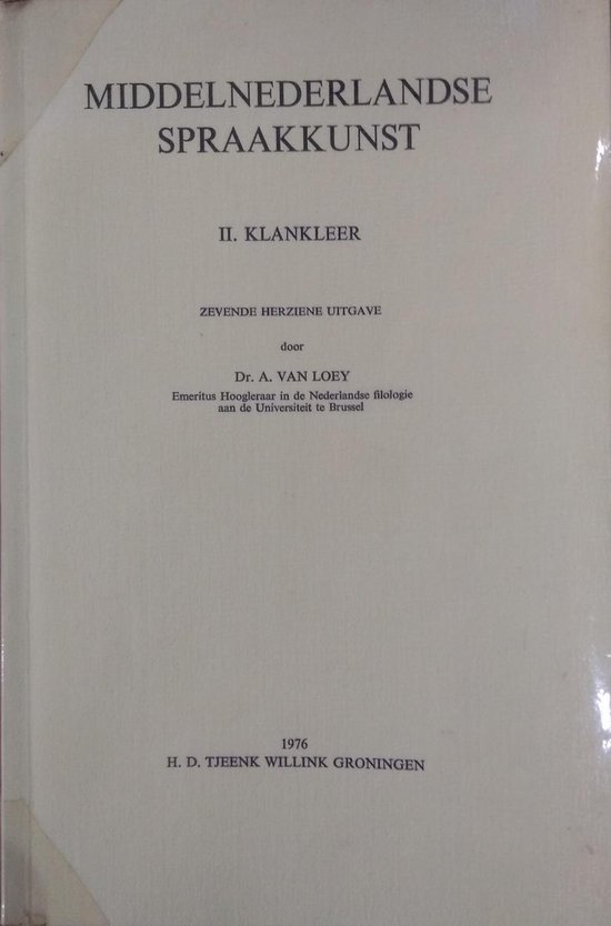2 Middelnederlandse spraakkunst - cover