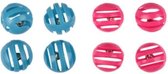 Flamingo Bal Edin + Bel 3,9Cm, Let Op Per 1Stuks, Alleen Kleur Roze Word Geleverd !