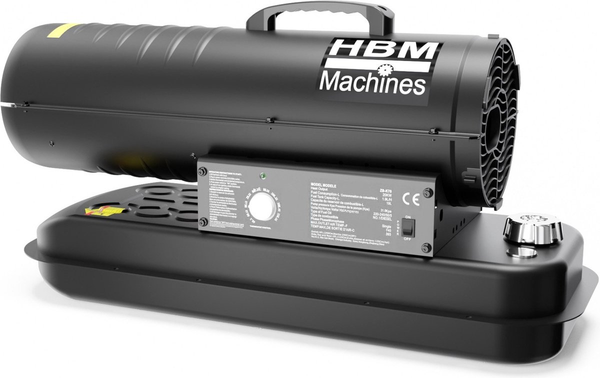 Verrijdbare dieselheater 20000 Watt