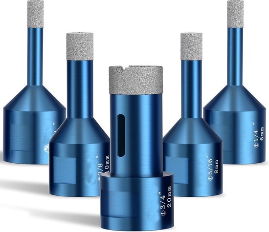 Lytool 5-Delige Vacuüm Gesoldeerde Diamantboorset: Perfect Voor Glas