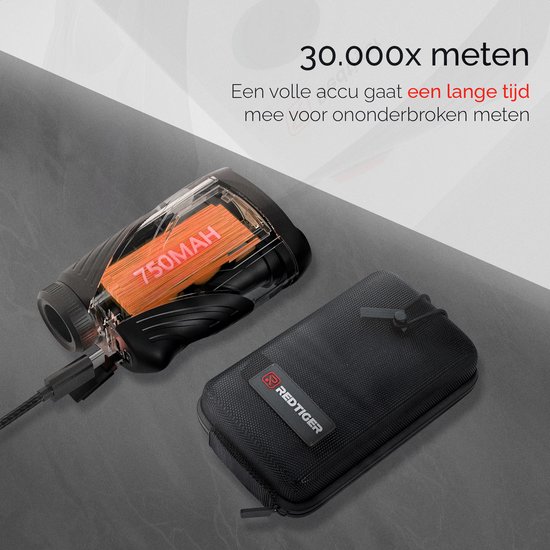 RedTiger Golf Rangefinder - Afstandsmeter Golf - Laser Rangefinder Golf - 1100M - Golftrainingsmateriaal - Golf Accessoires - Laser Rangefinder van RedTiger — afbeelding 4