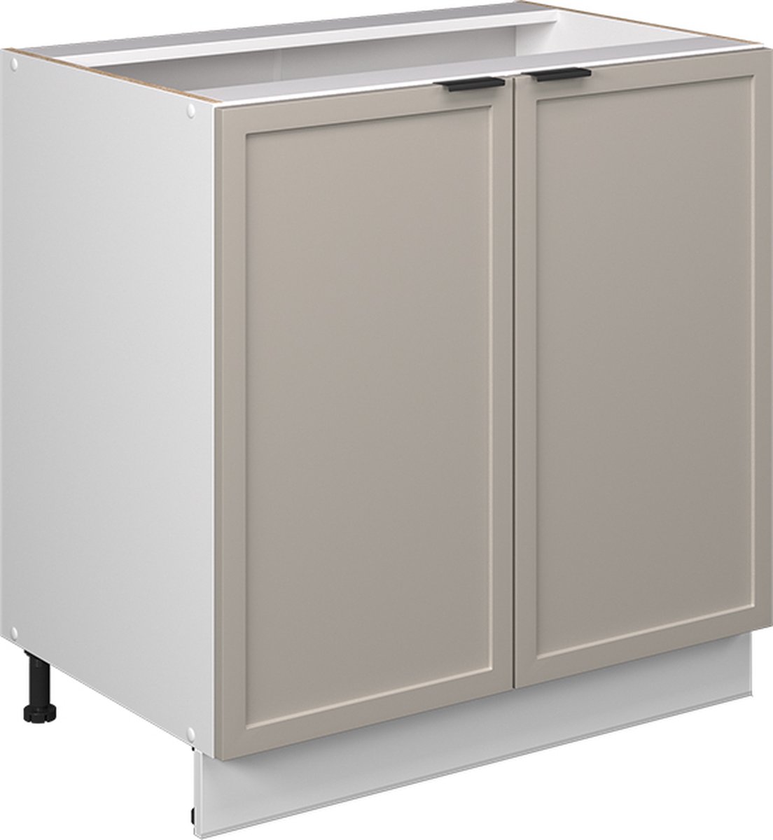 Vicco Fame-Line Wastafelkast – 80 cm met legplank, WB Eik GrijsBeige