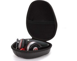 1-pack harde hoofdtelefoonhoes van volledige grootte, hoofdtelefoonhoes, draagtas Opbergtas voor harde hoofdtelefoon - Biedt superieure bescherming voor Audio Technica, Beats, Sony en meer - Zwart