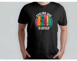 Cycling Dad - T Shirt - cadeau - gift - vader - dad - beste vader ter wereld - verjaardag - vaderdag - best dad in the world - father - liefde - cute