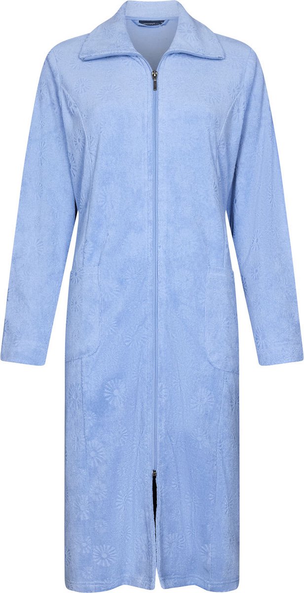 Lichtblauwe badstof badjas Pastunette - Blauw - Maat - S