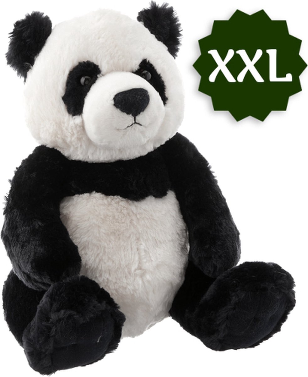 Panda Pluche Knuffel XXL 100 cm - Grote Dieren Dierentuin Knuffels - XL Speelgoed Knuffels voor Kinderen Jongens Meisjes - Jungle Zoo Animals Plush