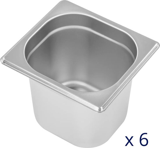 Bain Marie - 640 W - 6 x GN 1/6 - Royal Catering — afbeelding 4