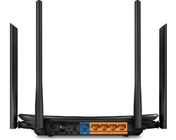 TP-Link AC1200 draadloze router Gigabit Ethernet Dual-band (2.4 GHz / 5 GHz) Zwart