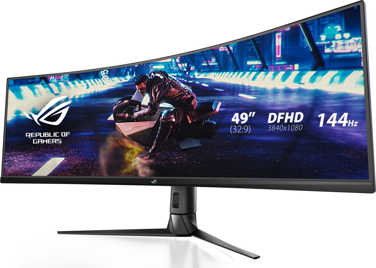 ROG Strix XG49VQ Gaming Monitor 144Hz Super Ultra-Wide - afbeelding 2